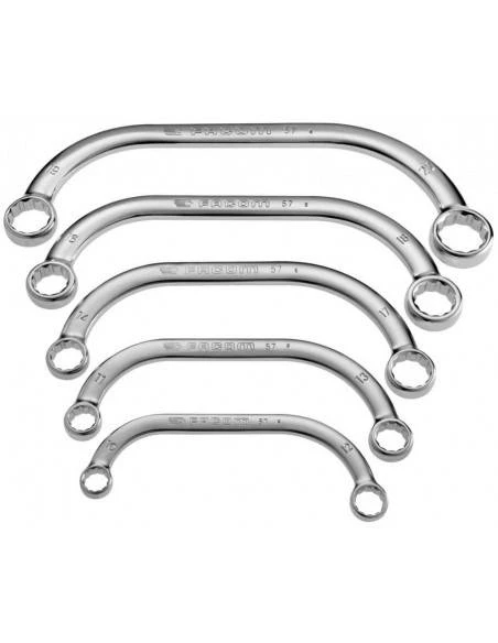 Jeu De 5 Clés Polygonales Demi-lune Métriques - 57.JE5 - Facom | IFD Outillage