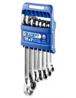 Jeu De 7 Clés Mixtes à Cliquet Sur Support | E111107 - Expert By Facom | IFD Outillage