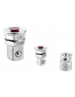 Lot De 2 Adaptateurs Pour Clé Vers Carré 1/4" Et 1/2" - 467.ADAPT10-19 - Facom | IFD Outillage